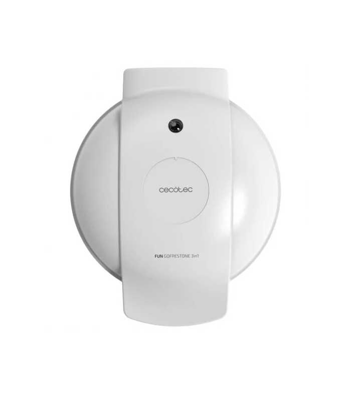 Gofrera Cecotec Fun Gofrestone Sphere 1000W Blanco Plateado