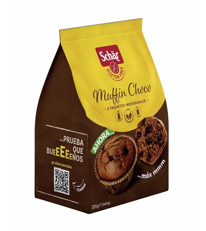 Comprar Dr Schar Muffins de chocolate sin gluten 225g