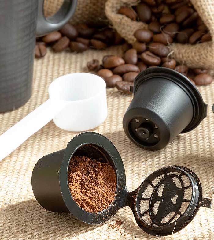 3 cápsulas café reutilizables – Natura