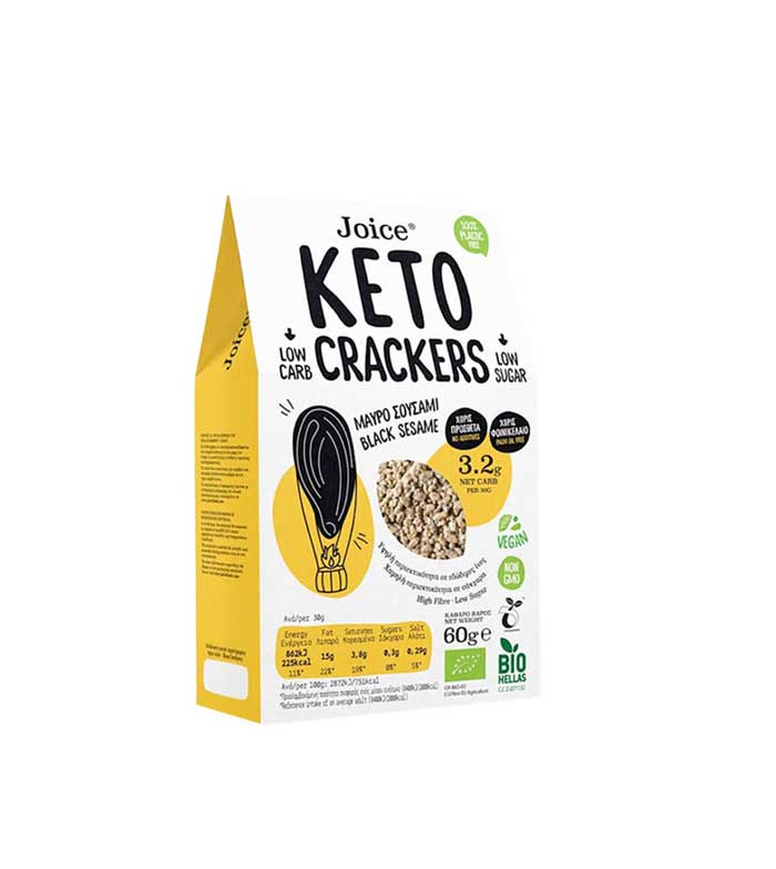 Comprar Joice Keto crackers 60g Sésamo negro