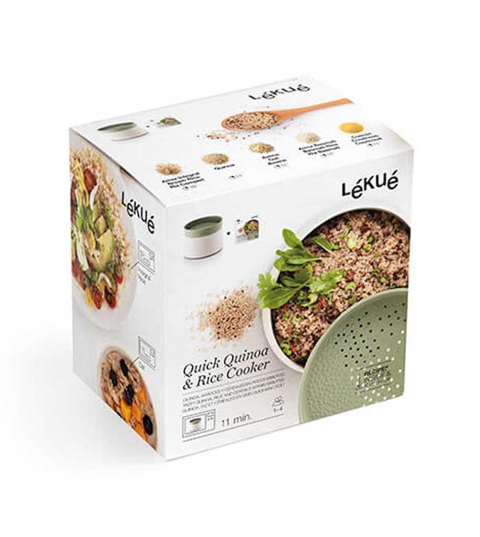 Comprar Lékué - Recipiente para cocer quinoa y arroz Quick Quinoa & Rice  Cooker