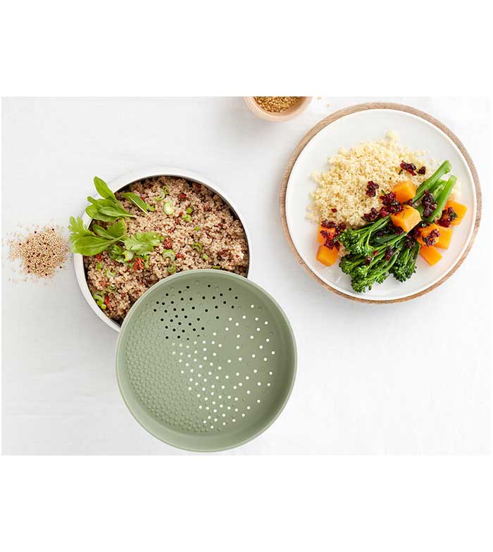 Comprar Lékué - Recipiente para cocer quinoa y arroz Quick Quinoa & Rice  Cooker