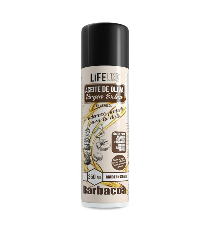 Comprar Life Pro Fit Food - Spray de cocina aceite de oliva virgen extra  250ml - Sabor barbacoa
