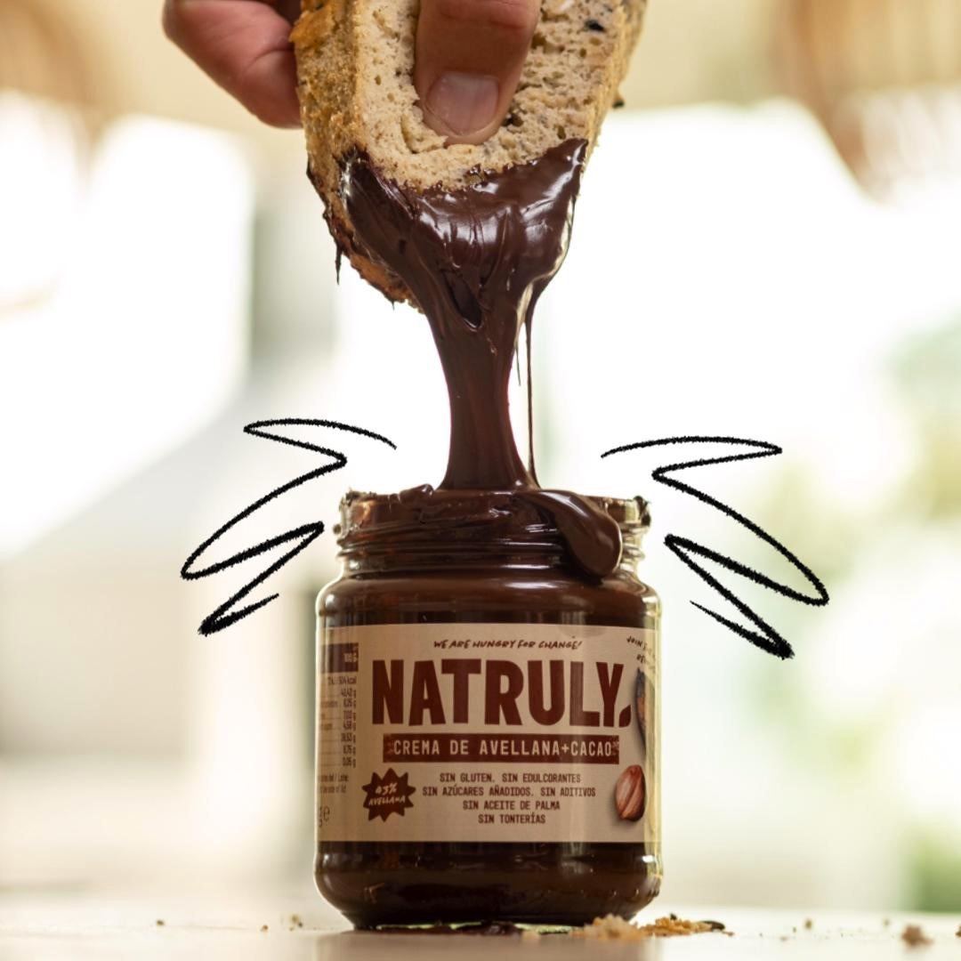 ▷ Chollo Pack x2 botes de Crema de avellanas y cacao Natruly por sólo 8,96€  con cupón descuento (-42%)
