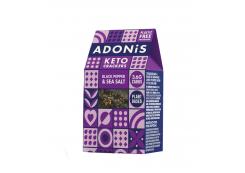 Adonis - Keto crackers - Black pepper and sea salt 60g