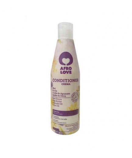 Afro Love - Acondicionador hidratante - Miel, karité, aceite de aguate, aceite de oliva 290ml