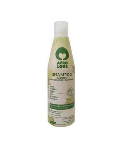 Afro Love - Champú clarificante - Menta, eucalipto y romero 450ml