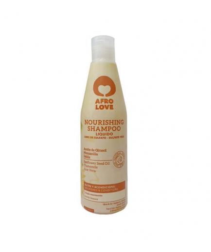 Afro Love - Nourishing Shampoo - Sunflower Oil, Chamomile and Aloe Vera 290ml.