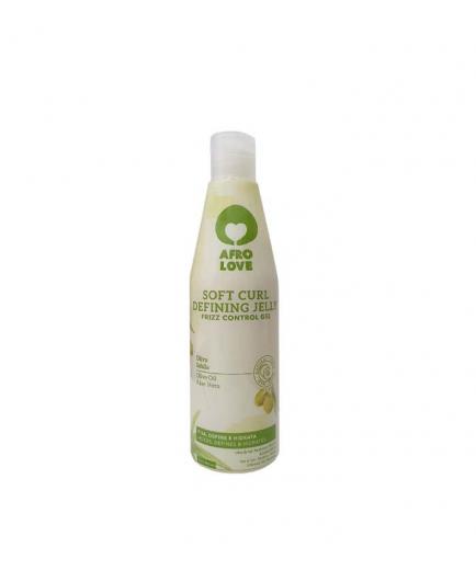 Afro Love - Soft Curl Fixative Gel - Olive Oil and Aloe Vera 450ml.