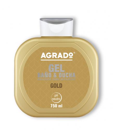 Agrado - Bath and shower gel Gold 750ml