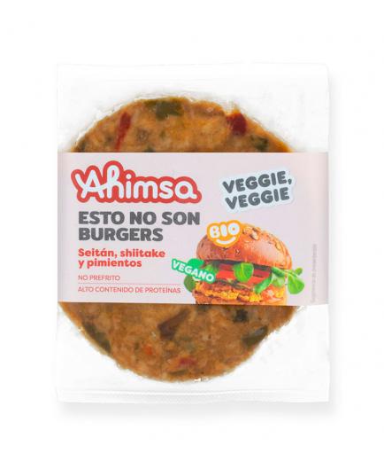 AHIMSA - BIO Vegetable Burger - Seitan, shiitake and peppers