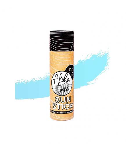 Aloha Care - Natural facial sunscreen stick SPF 50+ 20g - Blue color
