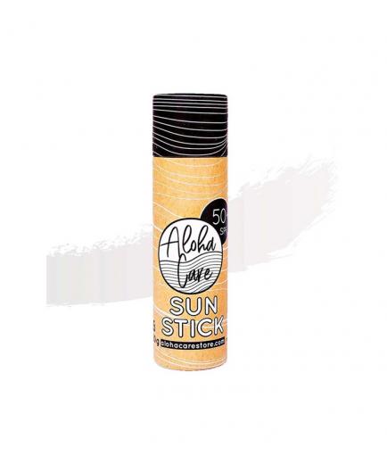 Aloha Care - Natural facial sunscreen stick SPF 50+ 20g - White color