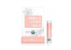 Alteya Organics - Bálsamo labial - Vainilla y geranio