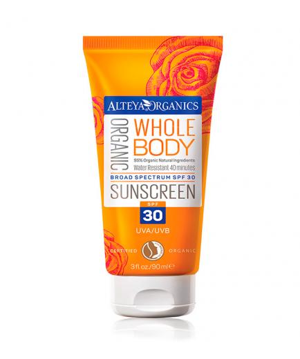 Alteya Organics - Protector solar orgánico para el cuerpo SPF 30