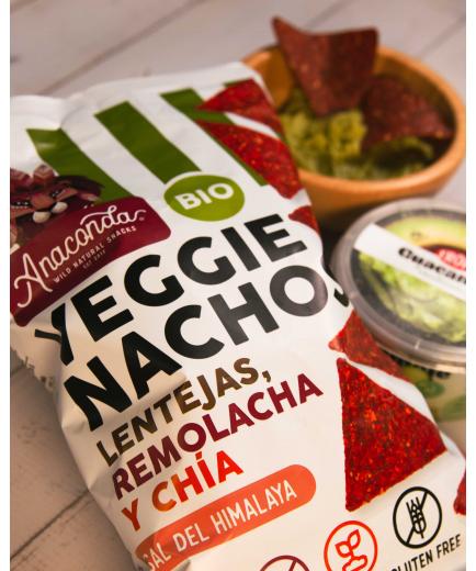 Anaconda Foods - Lentil, beet and chia nachos 125g - Himalayan salt