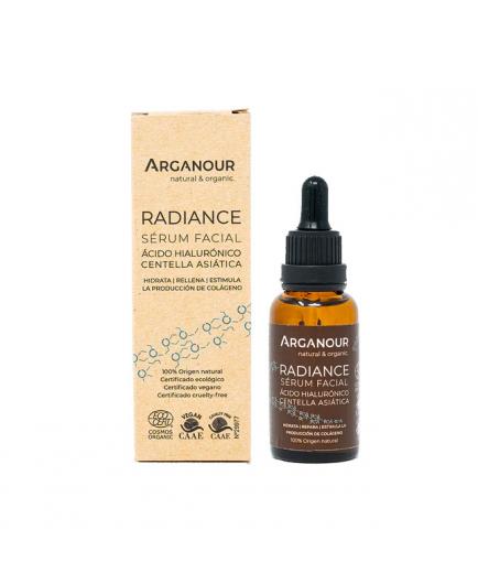 Arganour - Sérum facial con ácido hialurónico y centella asiática Radiance