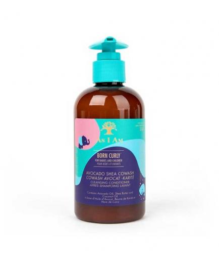 As I Am - Acondicionador Cowash para bebés y niños Born Curly 240ml - Aguacate y karité