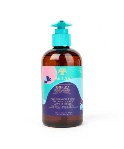 As I Am - Born Curly shampoo and gel for babies and children 240ml - Aloe and vanilla