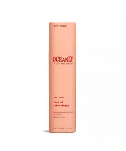 Attitude - Oceanly Solid Nourishing Face Oil - Argan Extract, Algae Extract and Grape Seed Oil