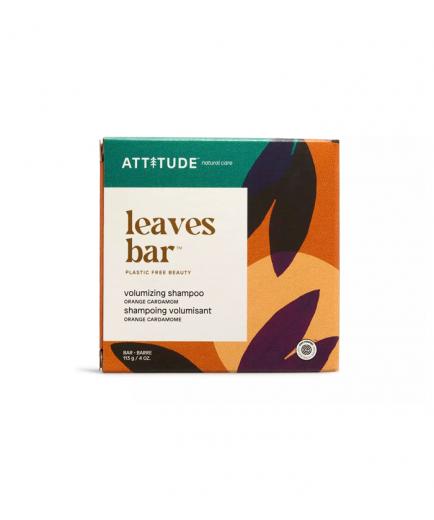 Attitude - Champú sólido voluminizador Leaves Bar - Naranja y cardamomo