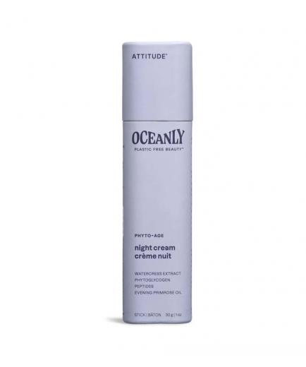 Attitude - Oceanly Solid Anti-Aging Night Face Cream - Peptides