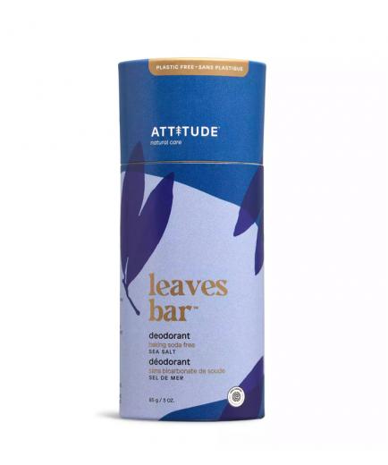 Attitude - Desodorante sólido Leaves Bar - Sal marina