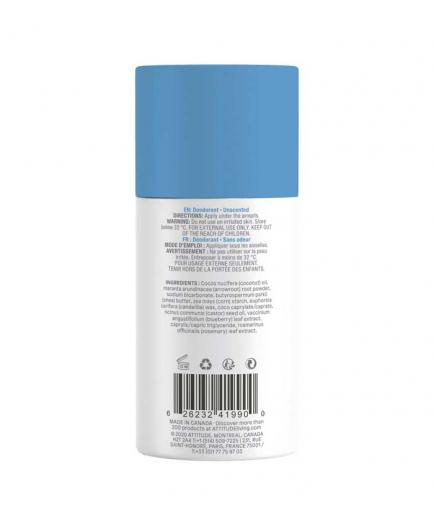 Attitude - Super Leaves Vegan Solid Deodorant - Natural