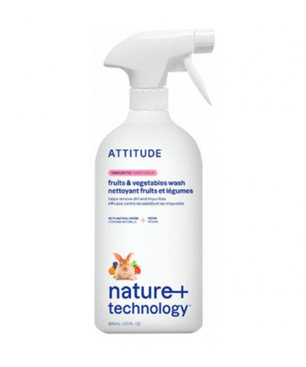 Attitude - Detergente para lavar frutas y verduras 800ml