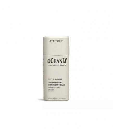 Attitude - Limpiador facial sólido mini Oceanly - Extracto de algas, pétidos y glicerina