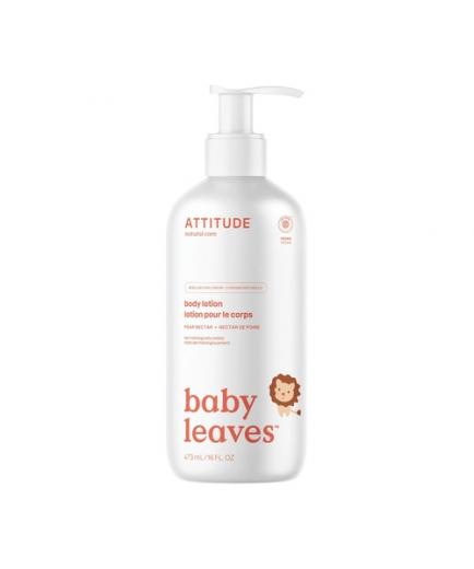 Attitude - Loción corporal para bebés Baby Leaves - Néctar de pera