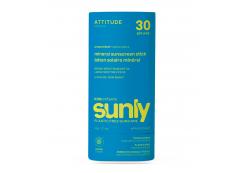 Attitude - Protector solar en barra para niños SPF30 UVB + UVA -  Sin fragancia