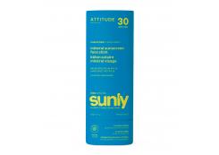 Attitude - Protector solar facial en barra para niños SPF30 UVB + UVA -  Sin fragancia
