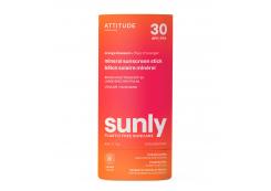 Attitude - Protector solar en barra SPF30 UVB + UVA -  Flor de naranja