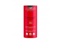 Attitude - 100% natural vegan sunscreen in stick SPF 30 85g - Fragrance free