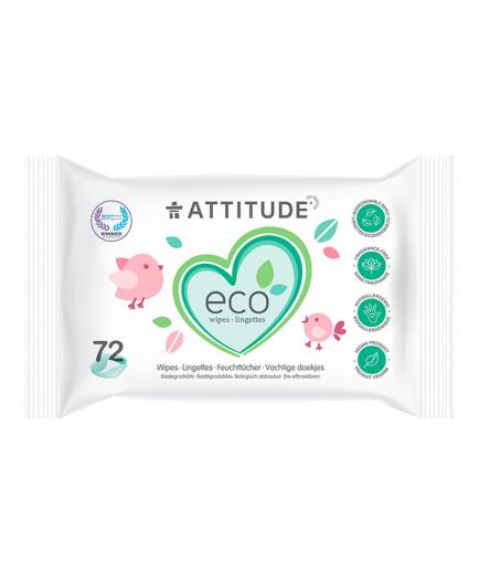 Attitude - Toallitas para bebés 100% biodegradables Little ones