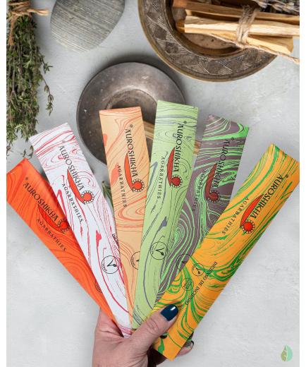 Auroshikha - 100% natural and vegan incense - Patchouli