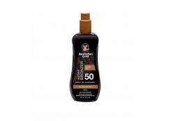 Australian Gold - Protector Solar en Spray Gel con Activo Bronceador - FPS 50