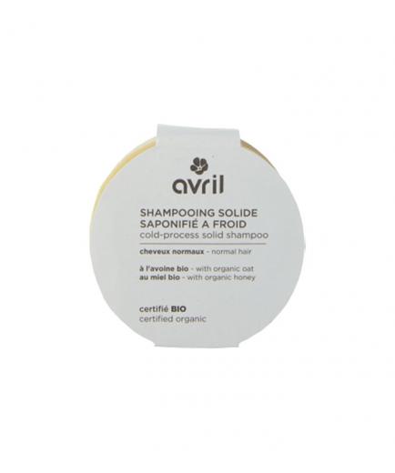 Avril - Organic solid shampoo 100g - White clay, organic oats and organic honey - Normal hair
