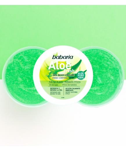 Babaria - Fast absorbing body cream with 100% pure aloe - Aloe Fresh