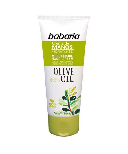 Babaria - Crema de manos hidratante con aceite de oliva 75ml