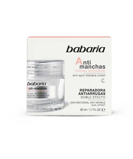 Babaria - Crema de noche intensiva reparadora antiarrugas y antimanchas - 50ml