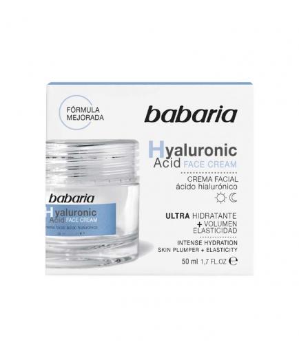 Babaria - Crema facial con ácido hialurónico 50ml