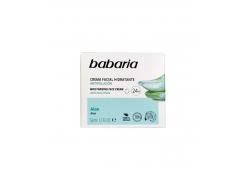 Babaria - Crema facial hidratante 24h - Aloe vera 50ml