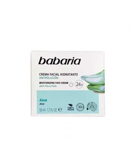 Babaria - Crema facial hidratante 24h - Aloe vera 50ml
