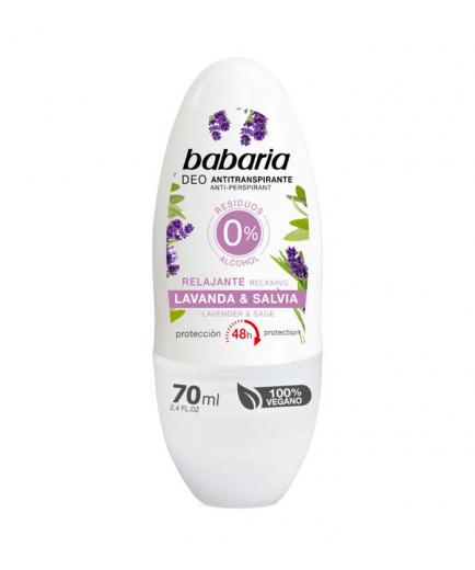 Babaria - Relaxing antiperspirant deo roll on - Lavender and Sage 70ml