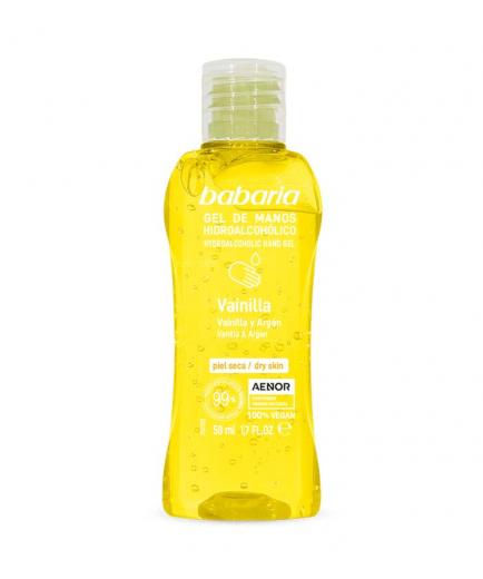 Babaria - Gel de manos hidroalcohólico - Vainilla y Argán - 50ml