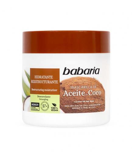 Babaria - Mascarilla capilar desenredante de aceite de coco - 400ml