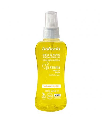 Babaria - Hydroalcoholic hand spray - Vanilla and Argan 100ml