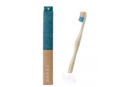 Banbu - Cepillo de dientes de bambú - Duro: azul